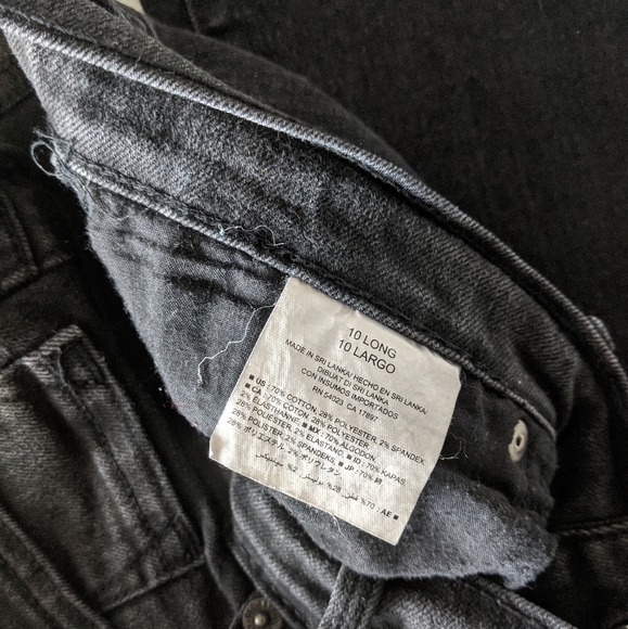💐Old Navy Curvy Mid Rise Black denim jeans - Picture 6 of 6